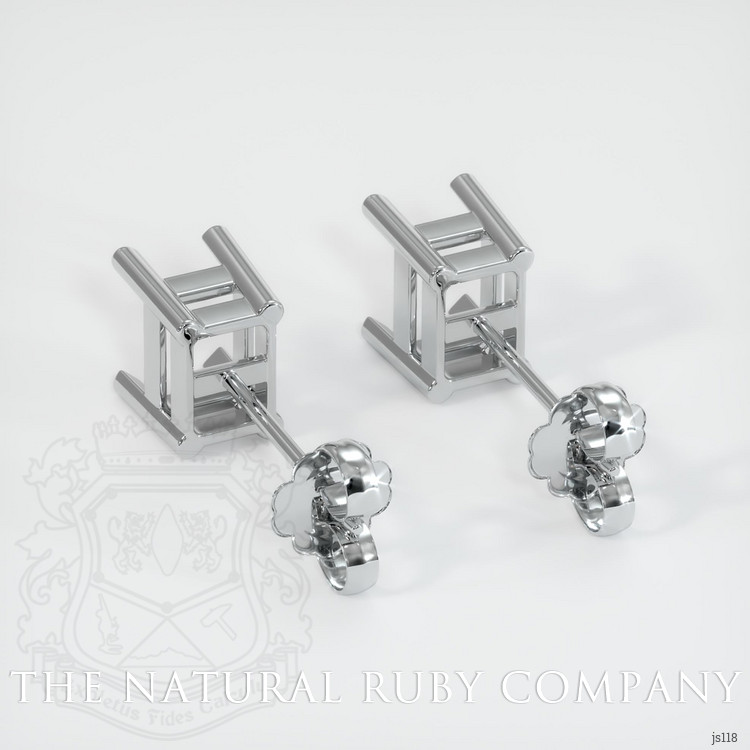Platinum 950 Studs Earring Setting