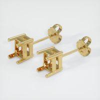 14K Yellow Gold Studs Earring Setting Video