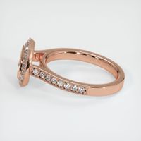 14K Rose Gold Pave Ring Setting Image