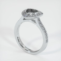 10K White Gold Pave Ring Setting Video