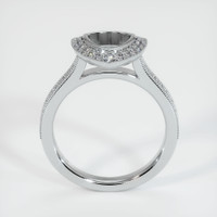 10K White Gold Pave Ring Setting Image