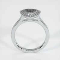 14K White Gold Pave Ring Setting Image