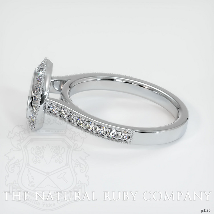 14K White Gold Pave Ring Setting