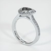 18K White Gold Pave Ring Setting Video
