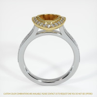 18K Yellow & White Pave Ring Setting Image