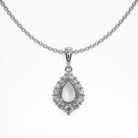 10K White Gold Halo Pendant Setting Video