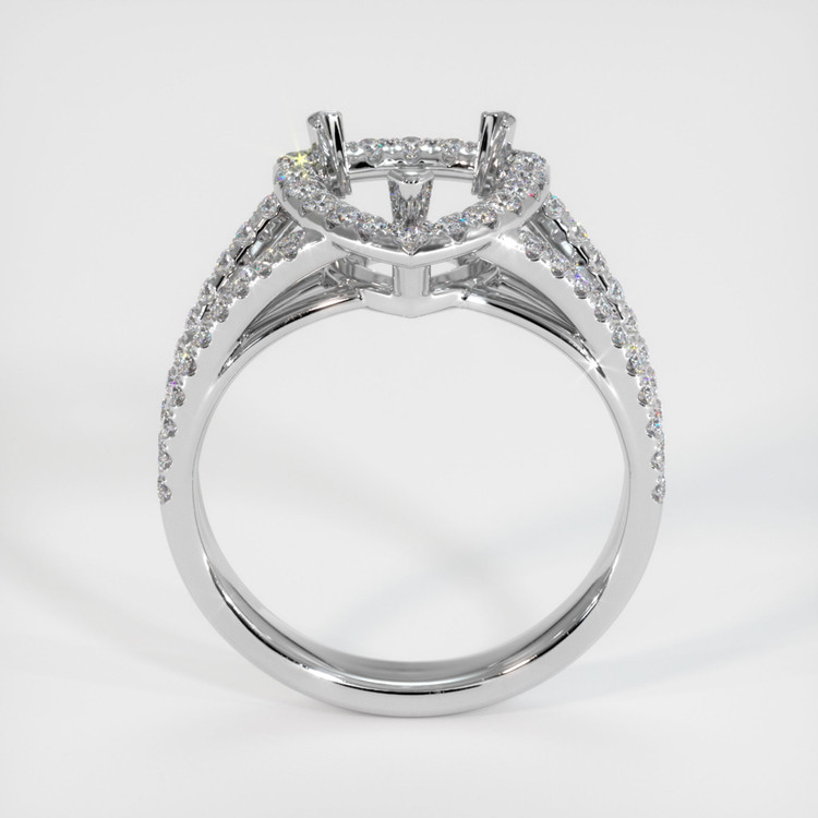 Platinum 950 Pave Ring Setting