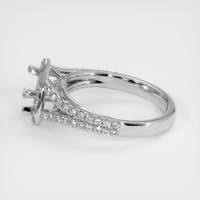 18K White Gold Pave Ring Setting Image