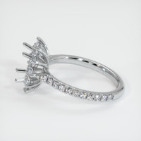 Silver Pave Ring Setting Image