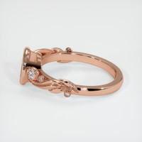 14K Rose Gold Accent Stones Ring Setting Image