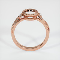 14K Rose Gold Accent Stones Ring Setting Image