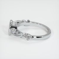 14K White Gold Accent Stones Ring Setting Image