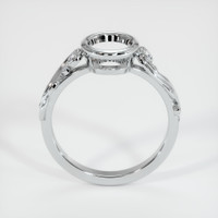 18K White Gold Accent Stones Ring Setting Image