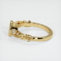14K Yellow Gold Accent Stones Ring Setting Image