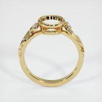 14K Yellow Gold Accent Stones Ring Setting Image