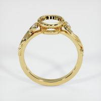 18K Yellow Gold Accent Stones Ring Setting Image