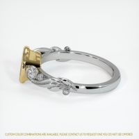14K Yellow & White Accent Stones Ring Setting Image