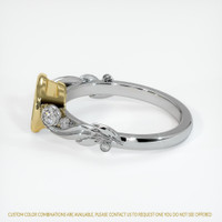 18K Yellow & White Accent Stones Ring Setting Image