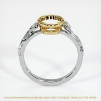 18K Yellow & White Accent Stones Ring Setting Image