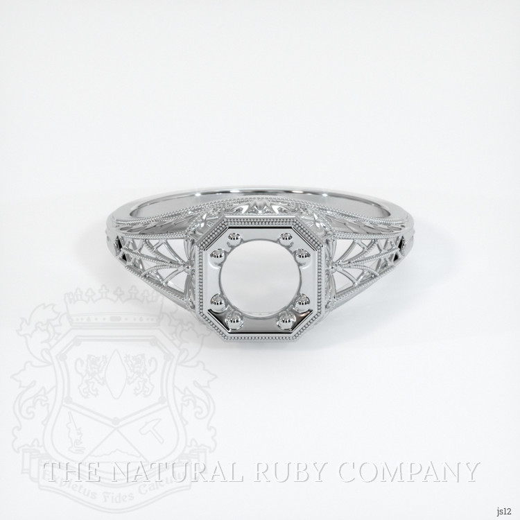 Silver Antique Style Ring Setting