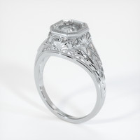 10K White Gold Antique Style Ring Setting Video