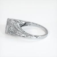 14K White Gold Antique Style Ring Setting Image