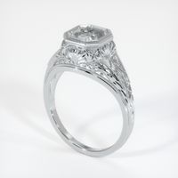 18K White Gold Antique Style Ring Setting Video