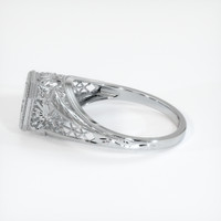 18K White Gold Antique Style Ring Setting Image
