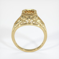 10K Yellow Gold Antique Style Ring Setting Image