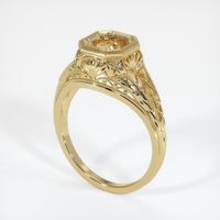 14K Yellow Gold Antique Style Ring Setting Video