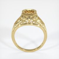 18K Yellow Gold Antique Style Ring Setting Image