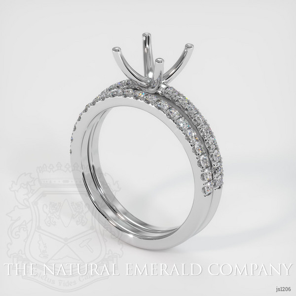  Emerald Ring 3.64 Ct. 18K White Gold