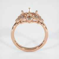 18K Rose Gold Accent Stones Ring Setting Image