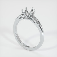 Platinum 950 Floral Ring Setting Video