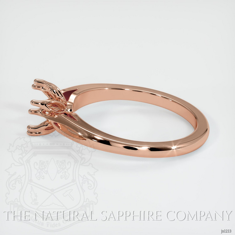 14K Rose Gold Floral Ring Setting
