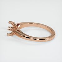 18K Rose Gold Floral Ring Setting Image