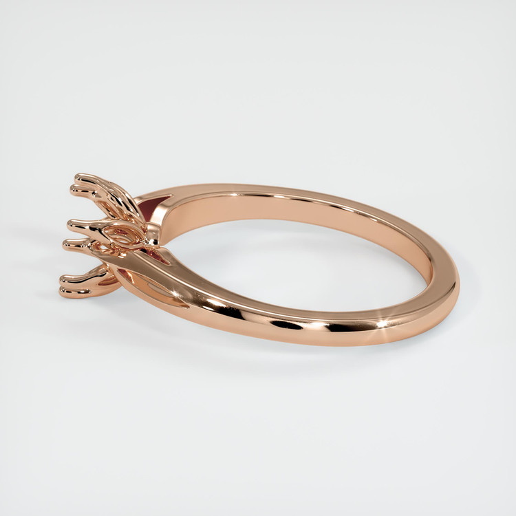 18K Rose Gold Floral Ring Setting
