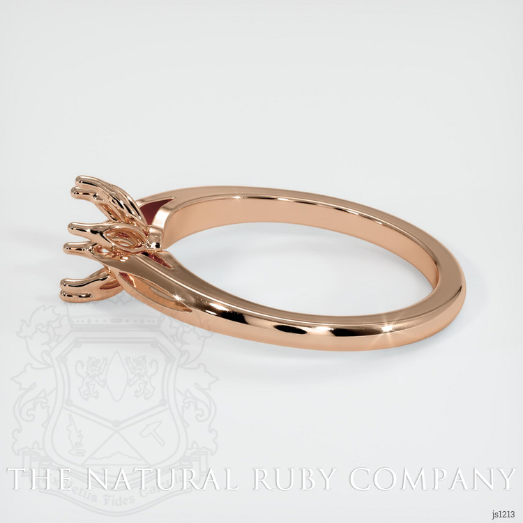18K Rose Gold Floral Ring Setting