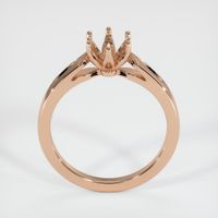 18K Rose Gold Floral Ring Setting Image