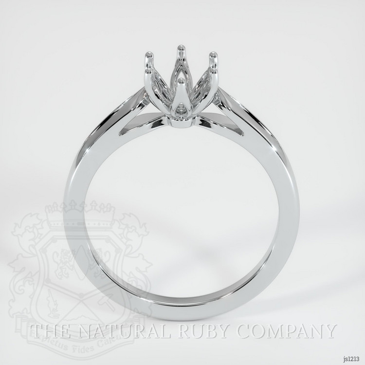 Silver Floral Ring Setting