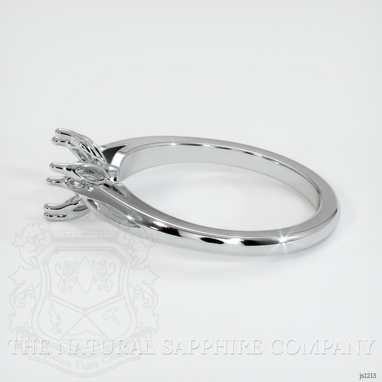 10K White Gold Floral Ring Setting