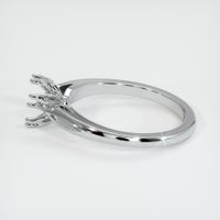 14K White Gold Floral Ring Setting Image