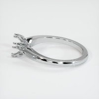 18K White Gold Floral Ring Setting Image