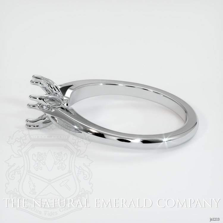 18K White Gold Floral Ring Setting