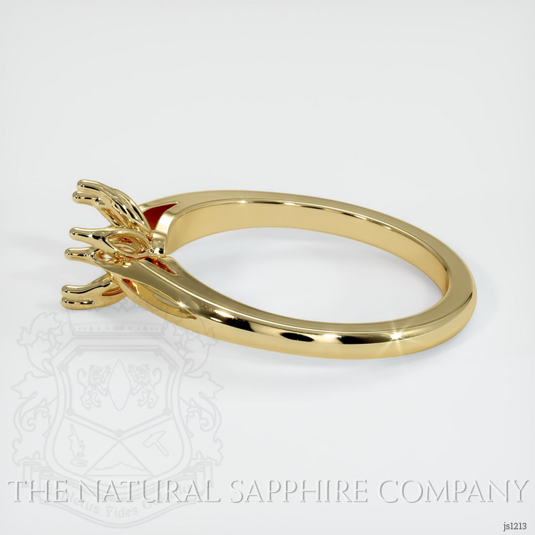 14K Yellow Gold Floral Ring Setting