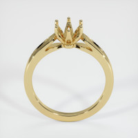 14K Yellow Gold Floral Ring Setting Image