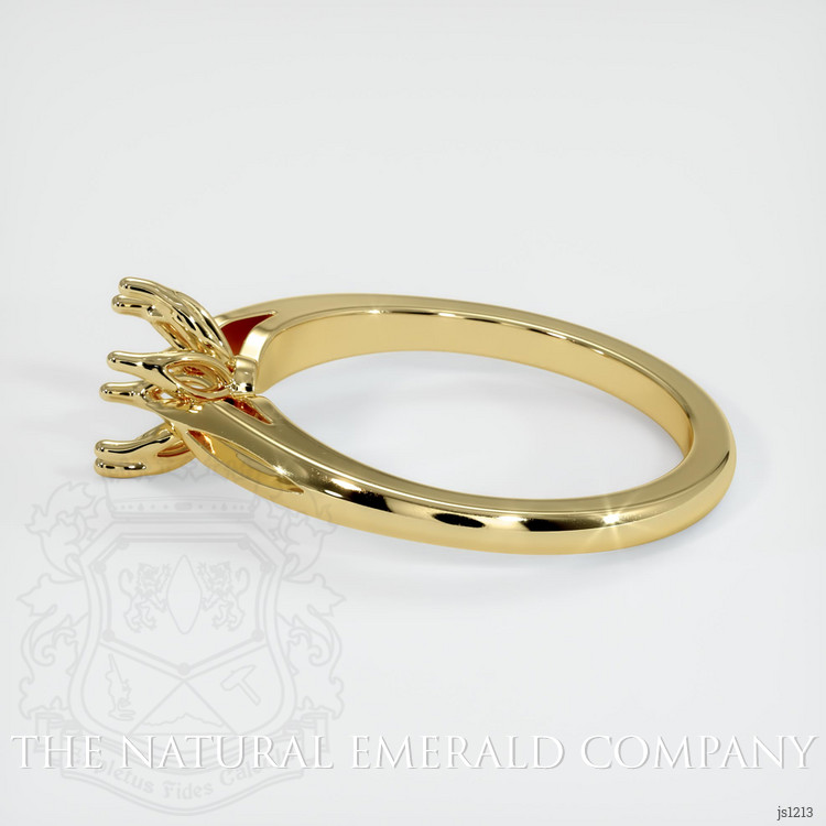 18K Yellow Gold Floral Ring Setting