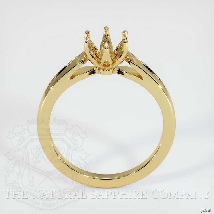 18K Yellow Gold Floral Ring Setting