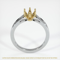 14K Yellow & White Floral Ring Setting Image