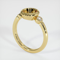  Emerald Ring 1.87 Ct., 18K Yellow Gold Combination Setting